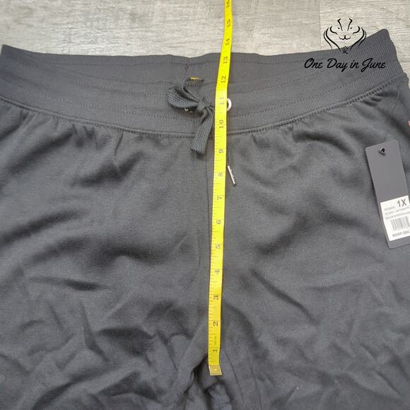 Bebe Sport Glitter Stripe Jogger Pants Size 1X - Picture 4 of 6